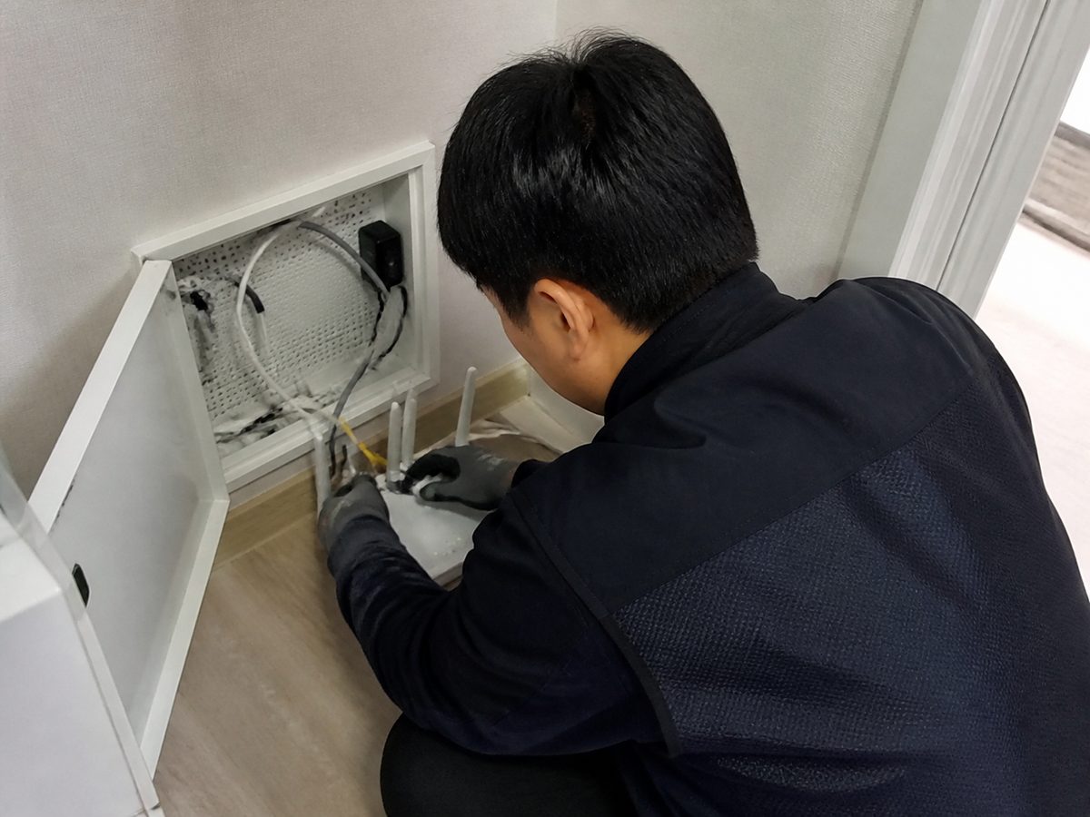 배관 누수 현장 시공 사진 2